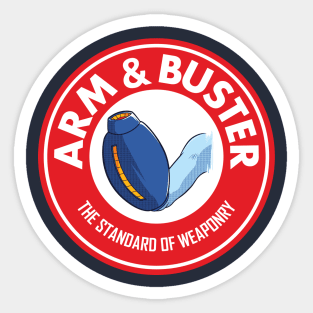 Arm & Buster Sticker